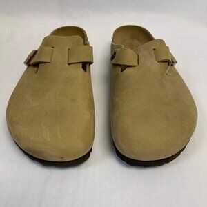 Birkenstock Boston Waxy Tabacco Brown Soft Footbed Regular